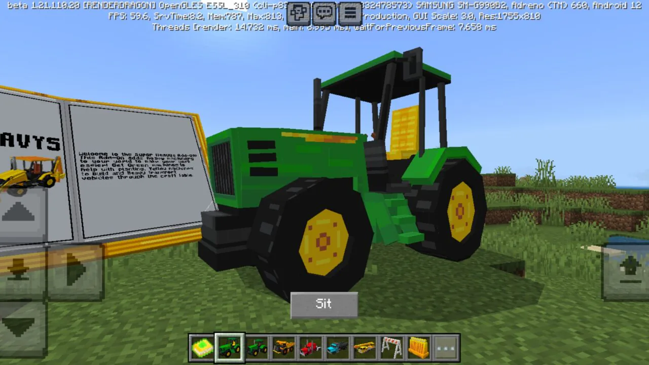 Super Heavys Mod for Minecraft PE