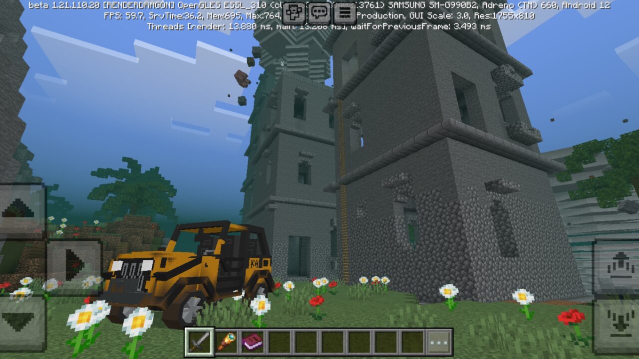 Survival from 100 Days Kraken Island Map for Minecraft PE