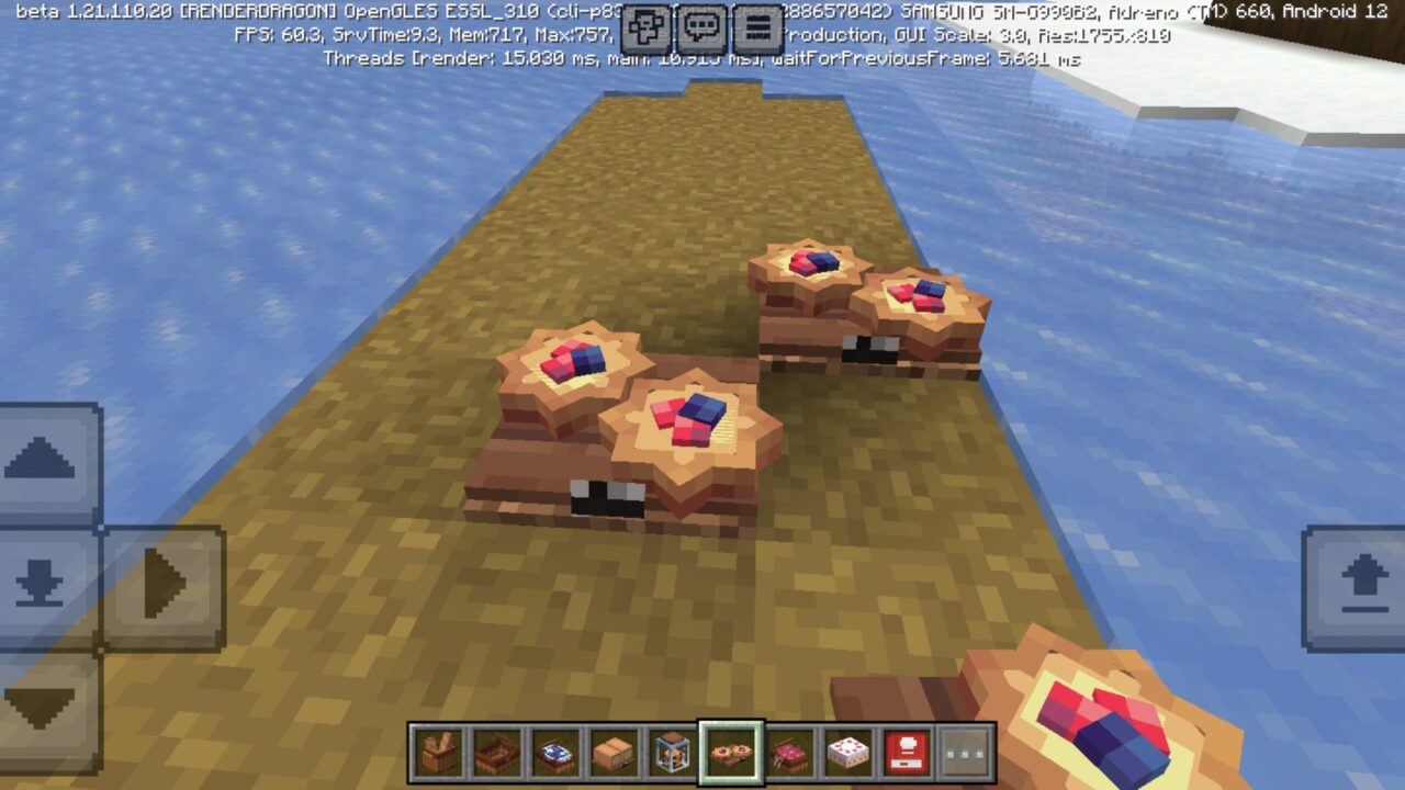 Sweets from Vanis Pan Mod for Minecraft PE