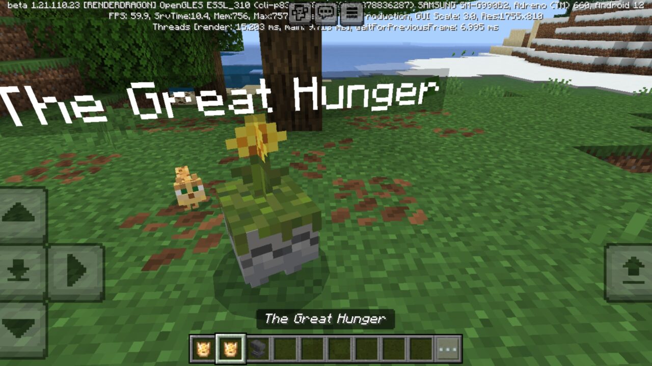 The Great Hunger Texture Pack for Minecraft PE