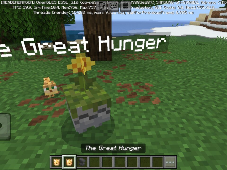 The Great Hunger Texture Pack for Minecraft PE