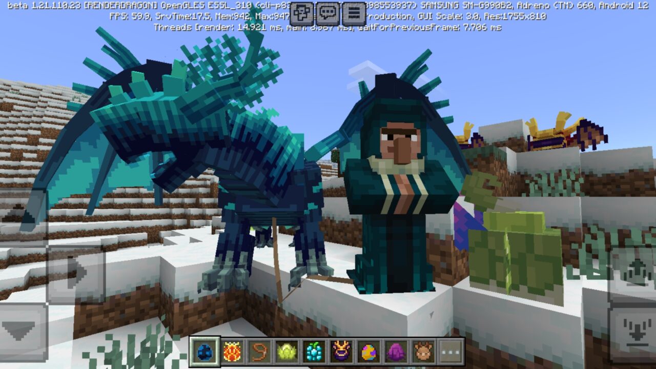 Trader from Dragon Fire Mod for Minecraft PE