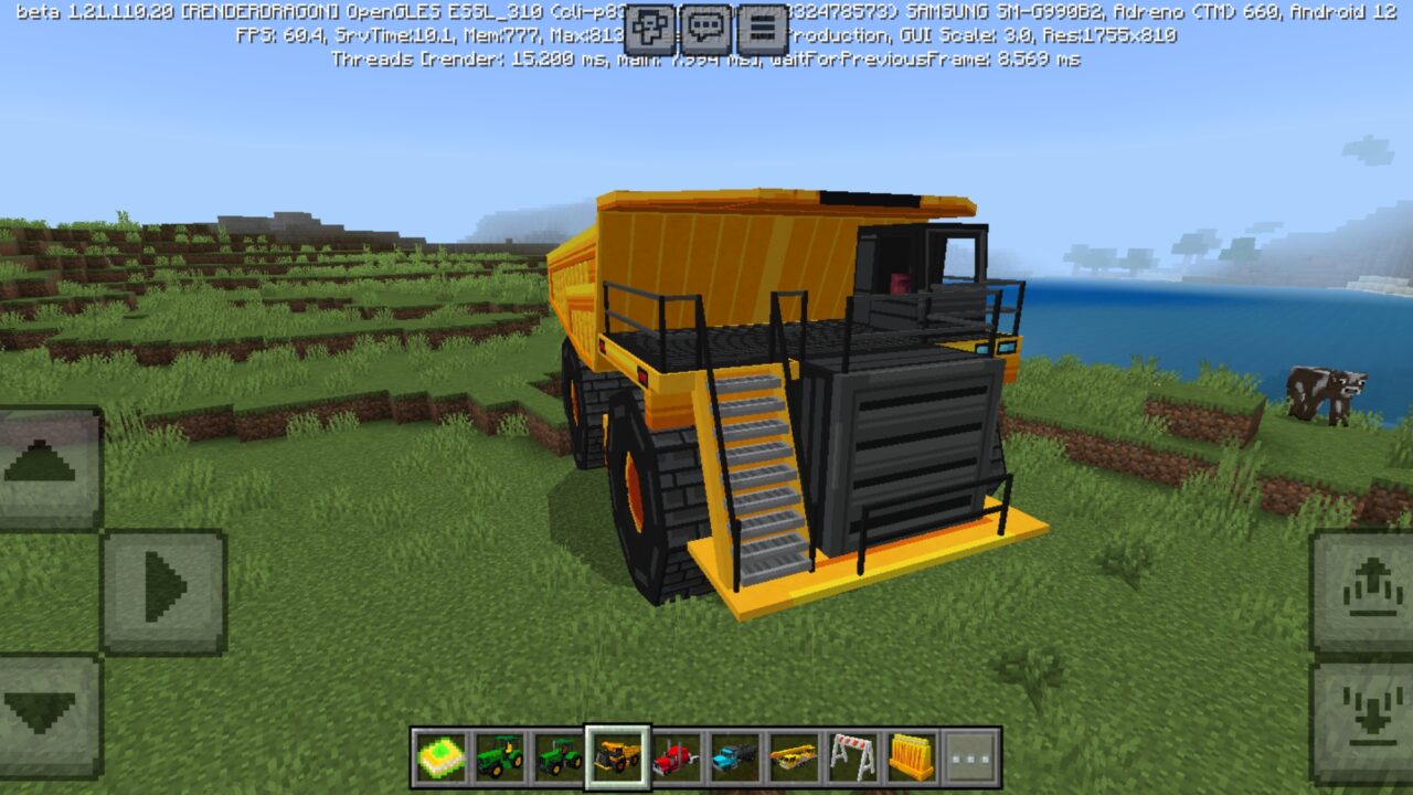 Transport from Super Heavys Mod for Minecraft PE