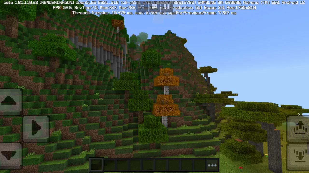 Trees from Helium Texture Pack for Minecraft PE