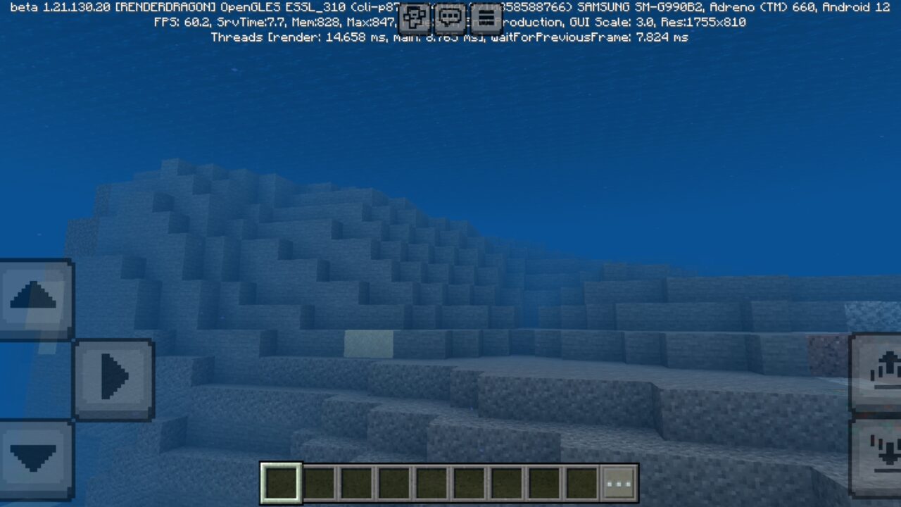 Underwater from Bright Vision Texture Pack for Minecraft PE