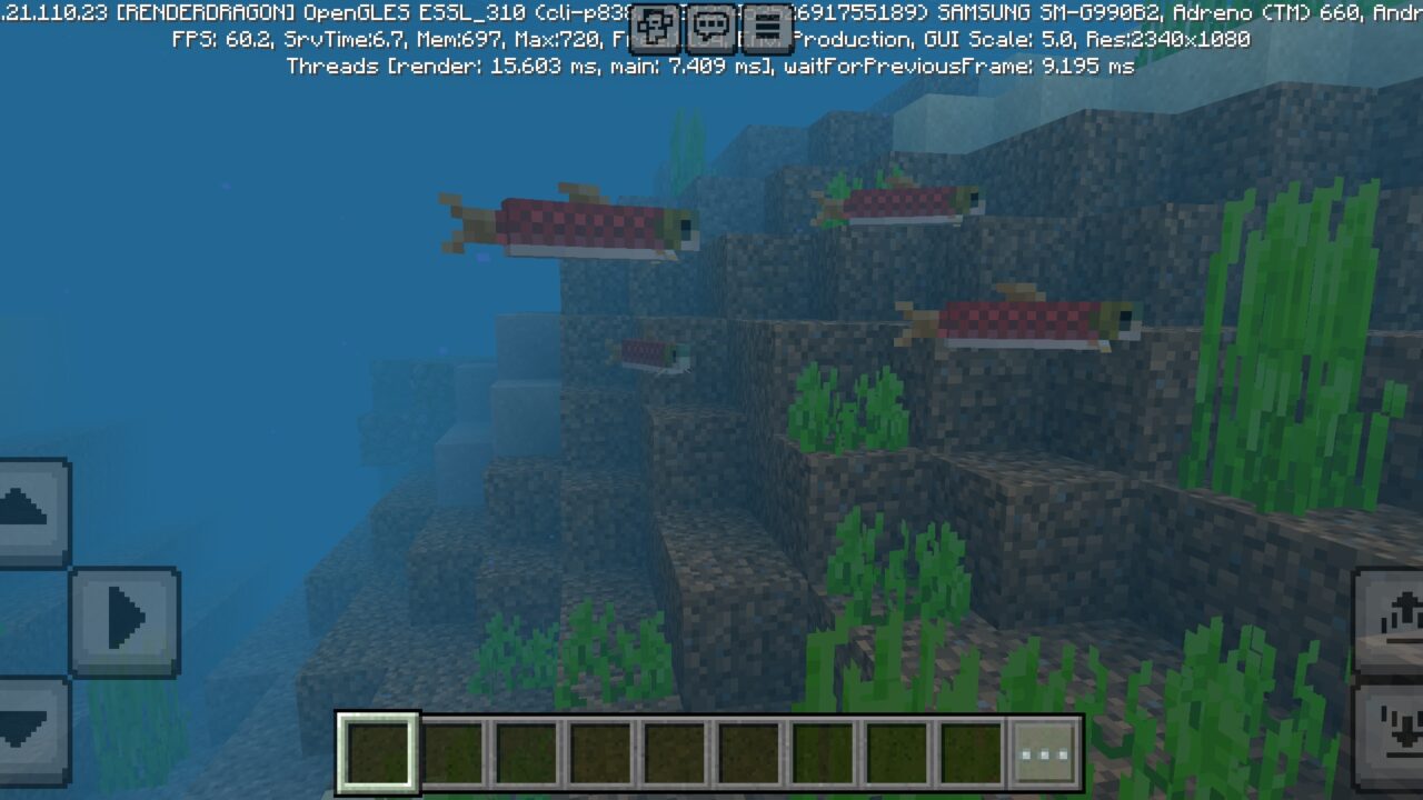 Underwater from Sypher Texture Pack for Minecraft PE