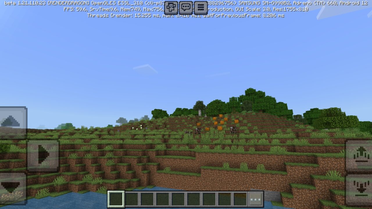 View from Wanderer Visuals Texture Pack for Minecraft PE