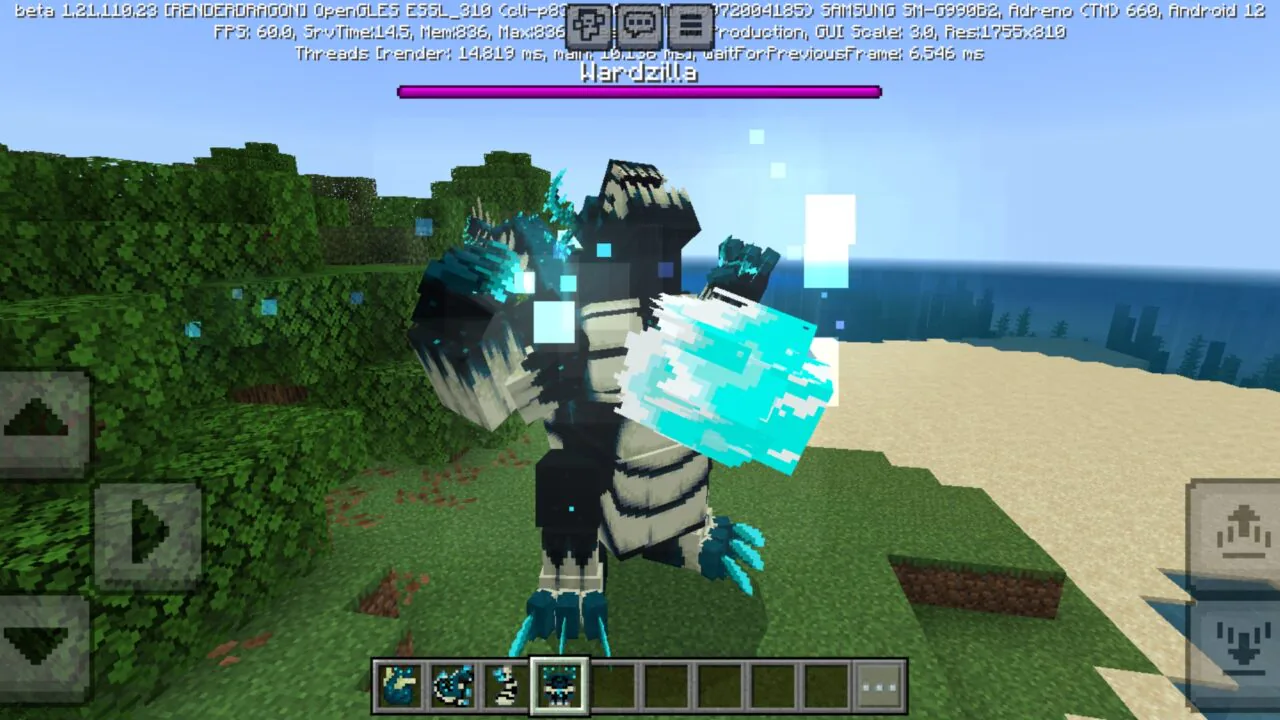 Wardzilla Mod for Minecraft PE