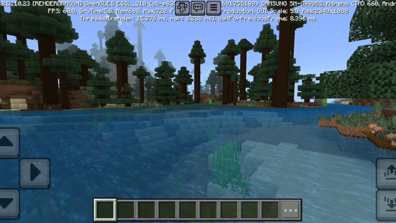 Water from Sypher Texture Pack for Minecraft PE