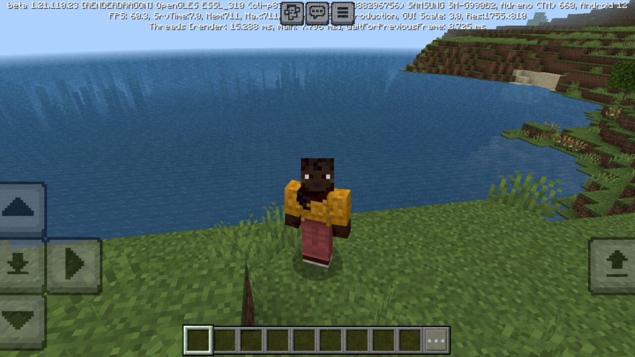 Water from Wanderer Visuals Texture Pack for Minecraft PE