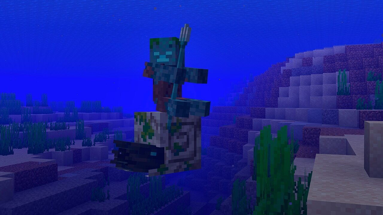 Zombie Nautilus from Minecraft 1.21