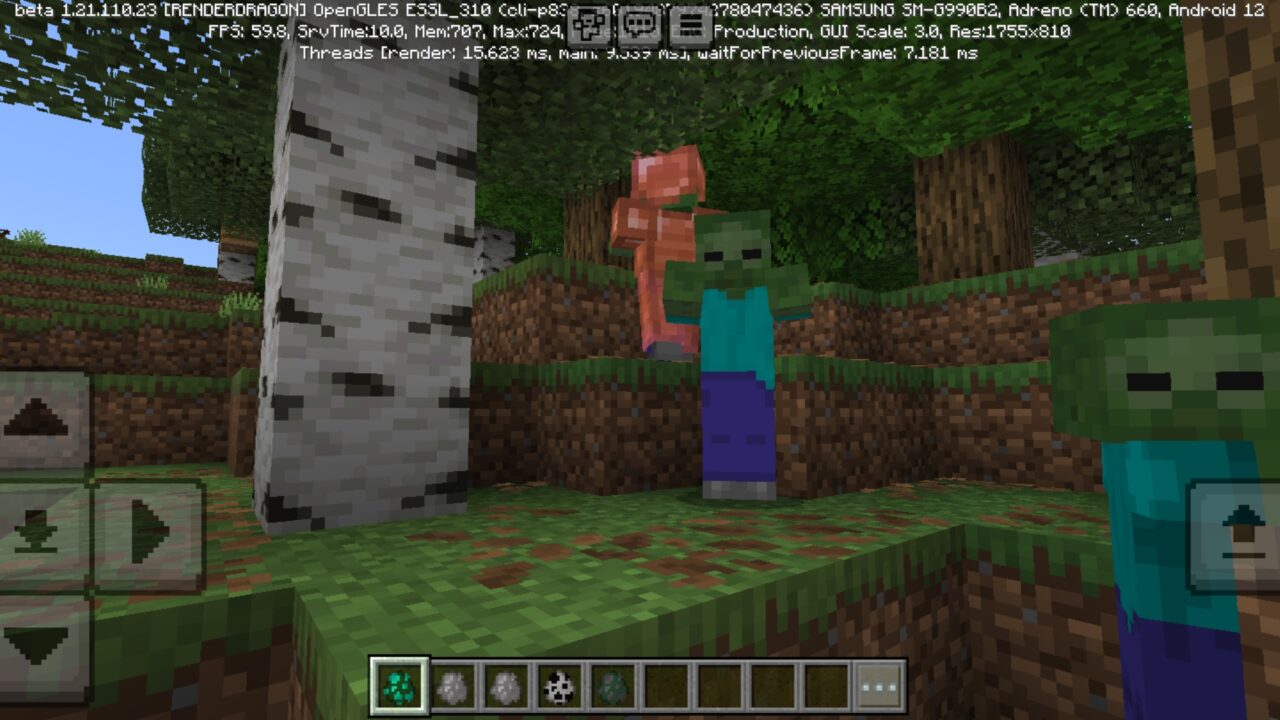 Zombies from Horde Mod for Minecraft PE