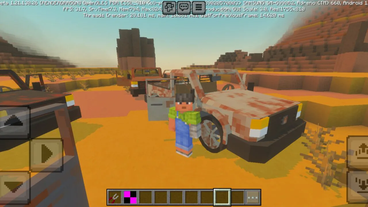 Abandoned Vehicles Mod for Minecraft PE