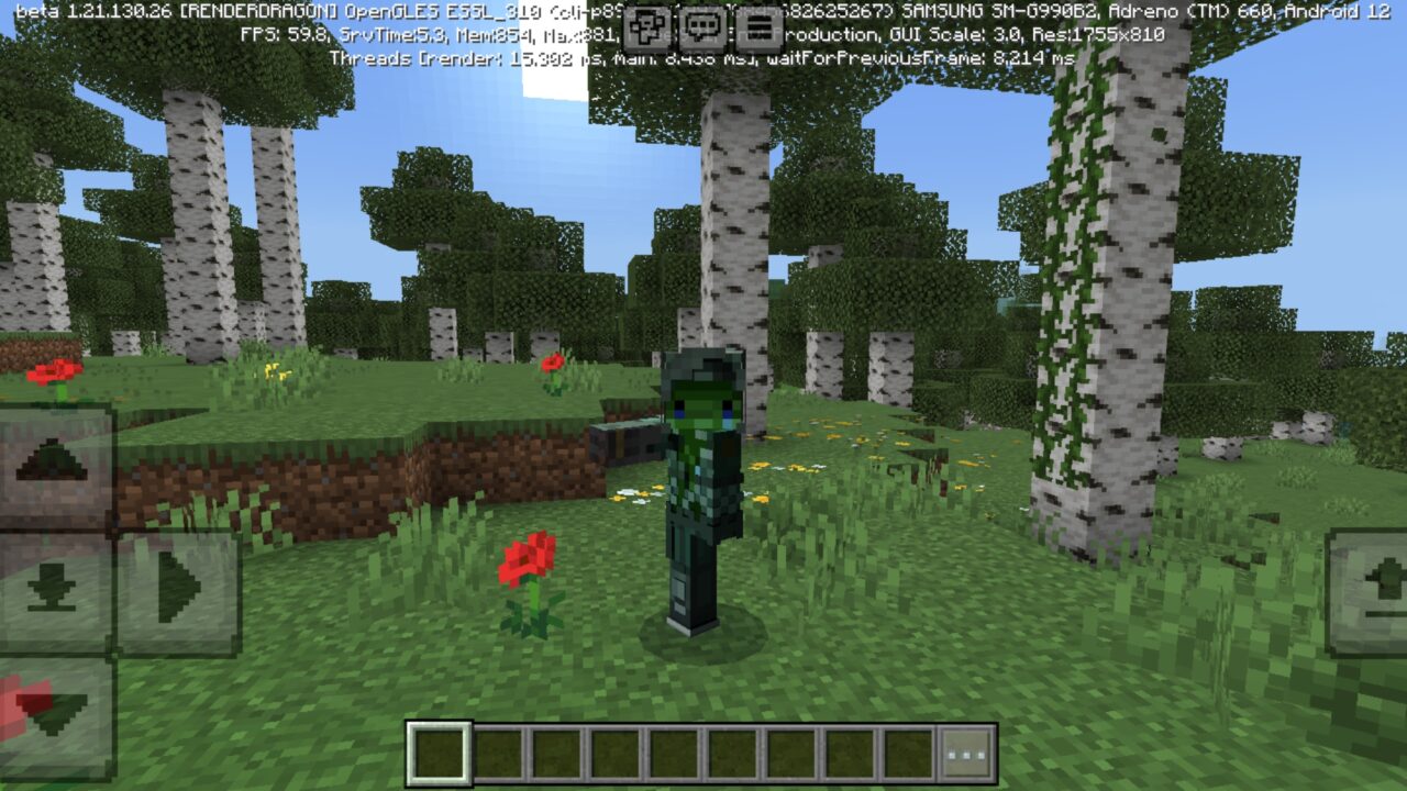 Alien from 3D Skin Layer Texture Pack for Minecraft PE