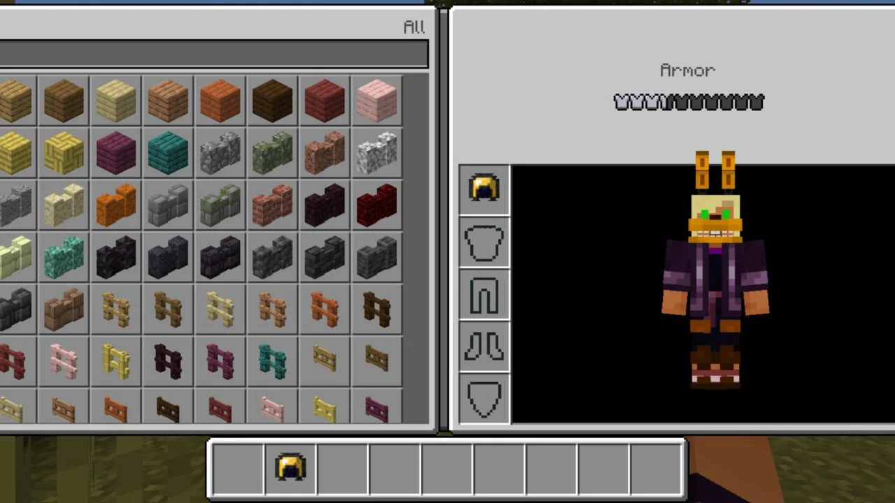 Armor from FNAF Costumes Mod for Minecraft PE