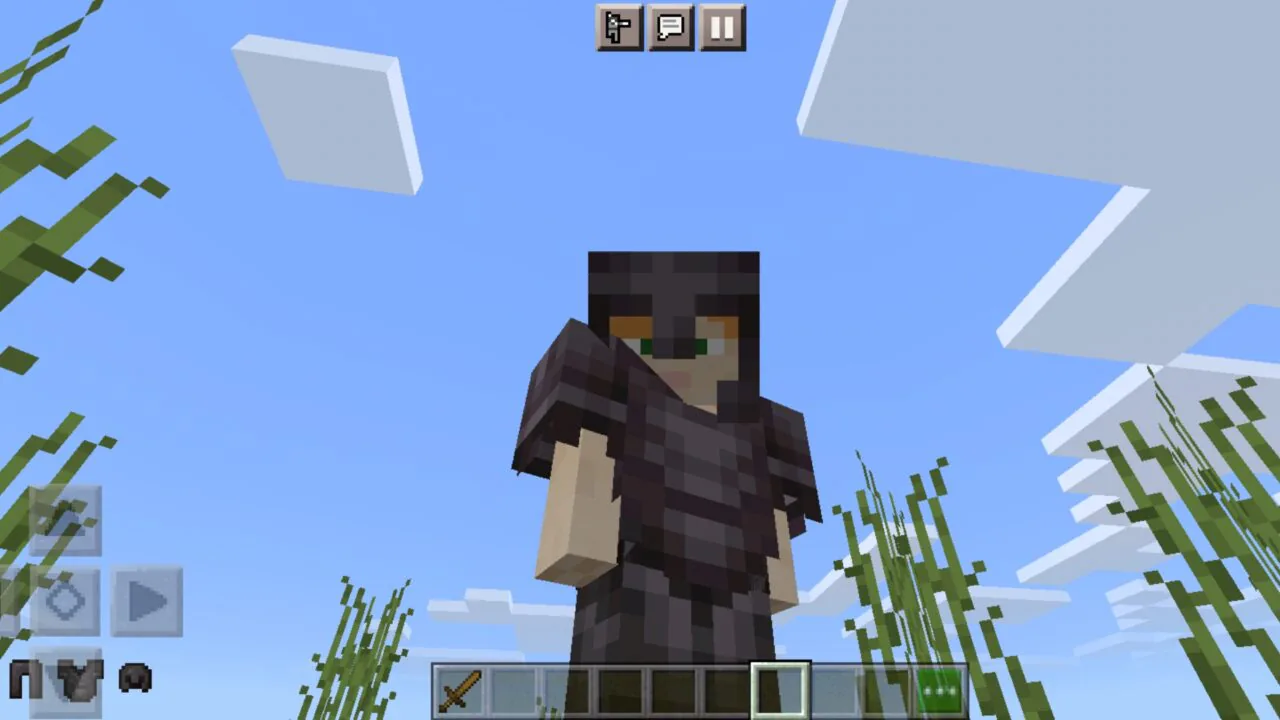 Armor HUD Mod for Minecraft PE