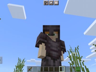 Armor HUD Mod for Minecraft PE