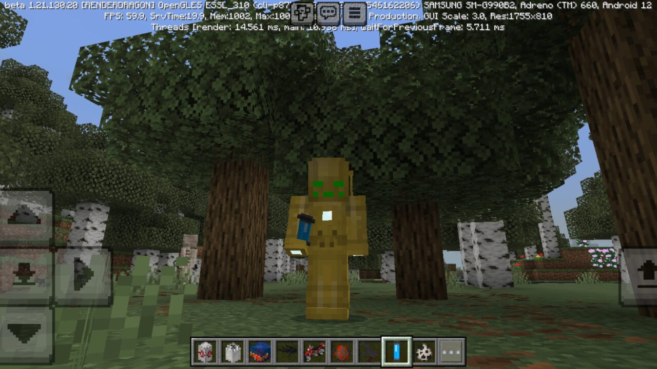Armor from Marvel Zombies Mod for Minecraft PE