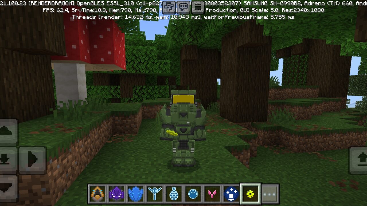 Armor from SERP HaloBe Mod for Minecraft PE