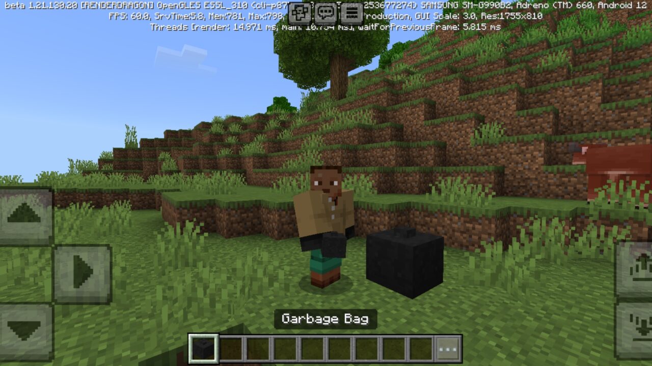 Bag from Dexter Craft Mod for Minecraft PE