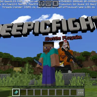 Battle Royale Map for Minecraft PE