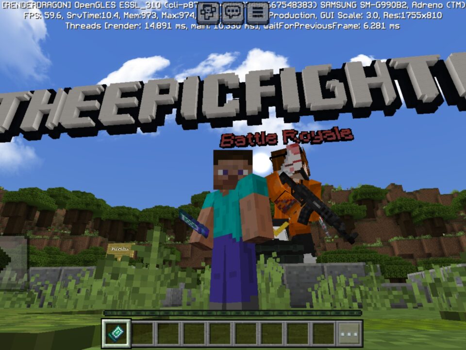 Battle Royale Map for Minecraft PE