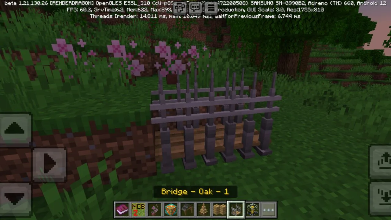 Bridge from Custom Blocks for Minecraft PE