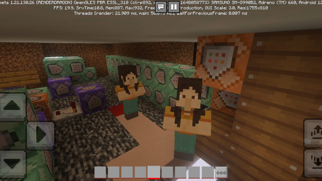 Characters from Do Not Map for Minecraft PE