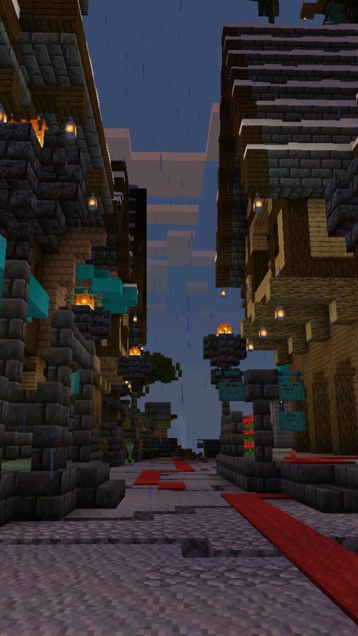 City from Vampire Mod for Minecraft PE