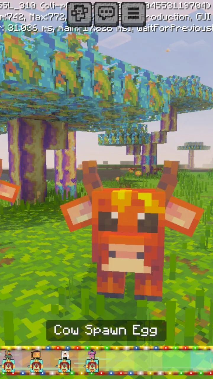 Cow from Circus Texture Pack for Minecraft PE