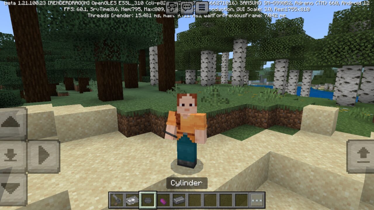 Cylinder from Bullet from Russian Roulette Mod for Minecraft PE