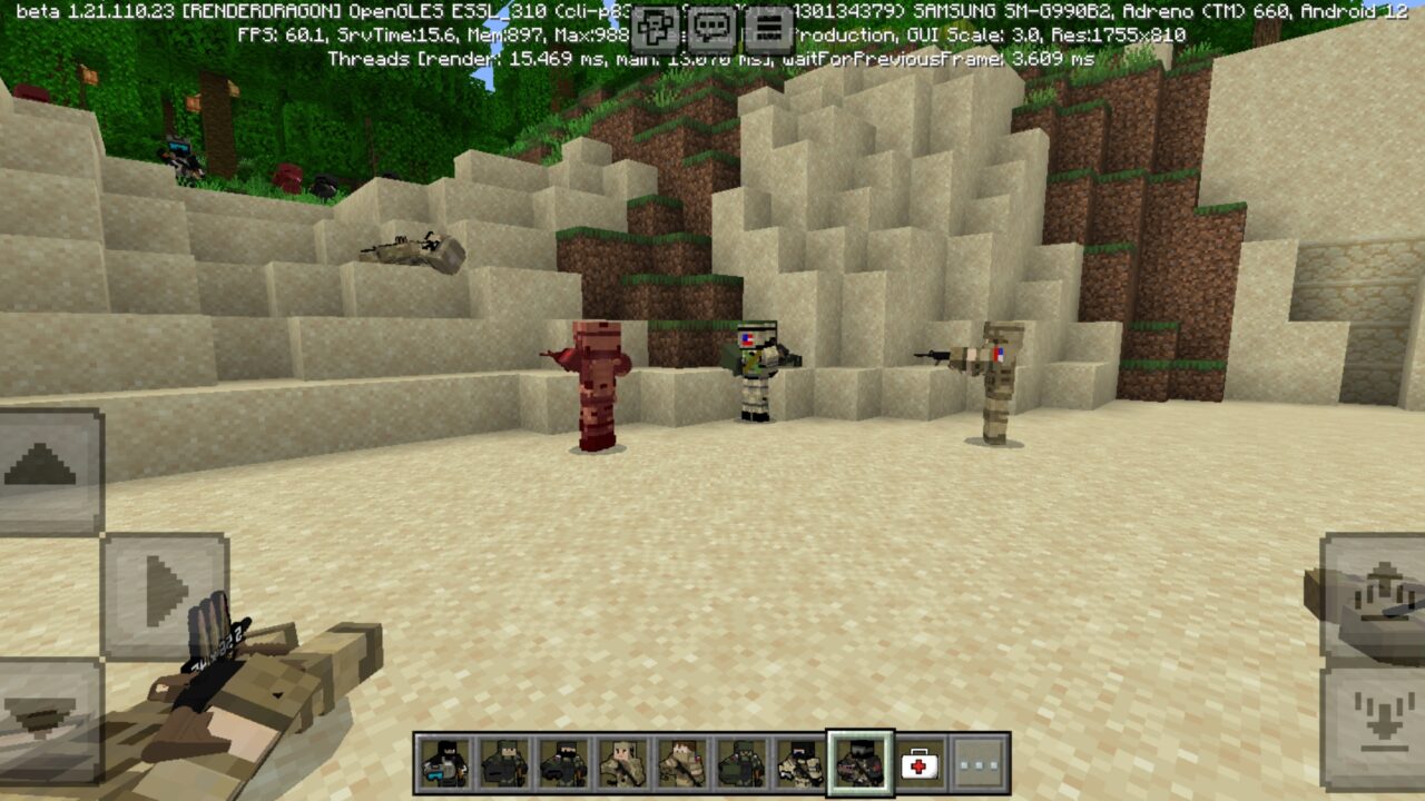 Danger from Project Silent Mod for Minecraft PE