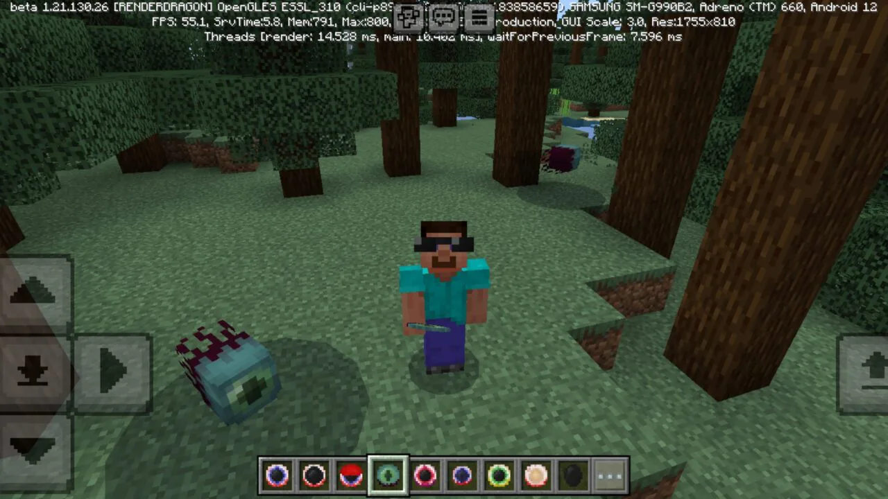 Demon Eye Mod for Minecraft PE