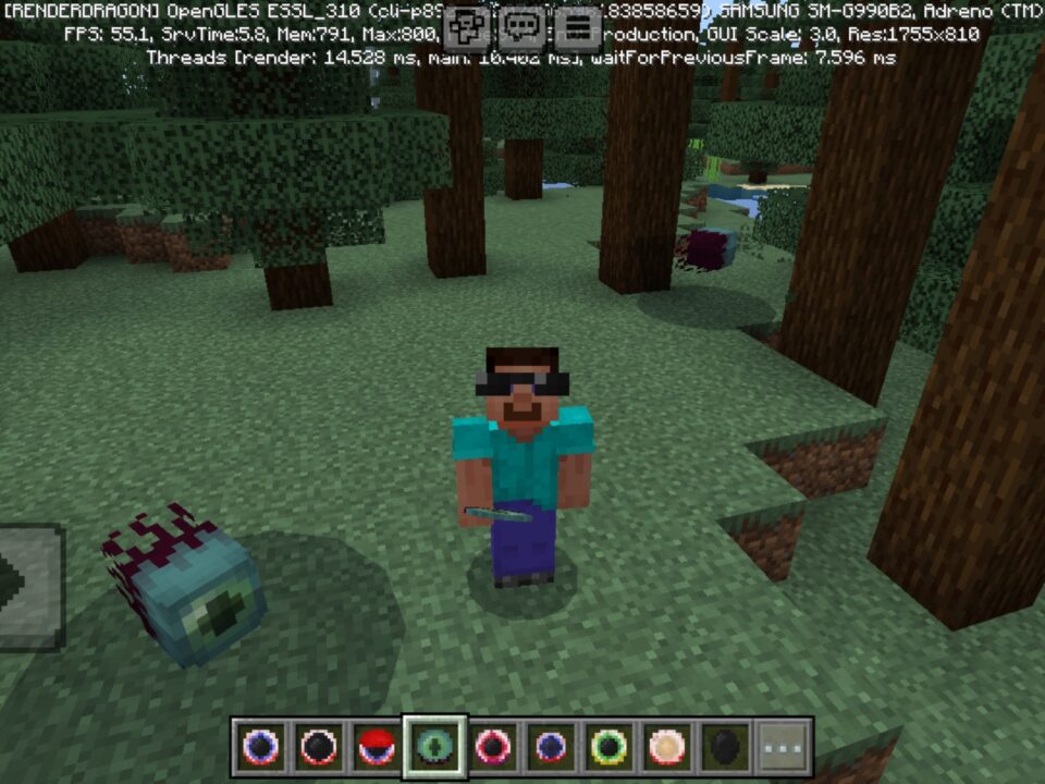 Demon Eye Mod for Minecraft PE