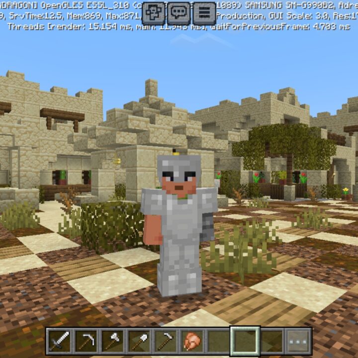 Desert Village Map for Minecraft PE