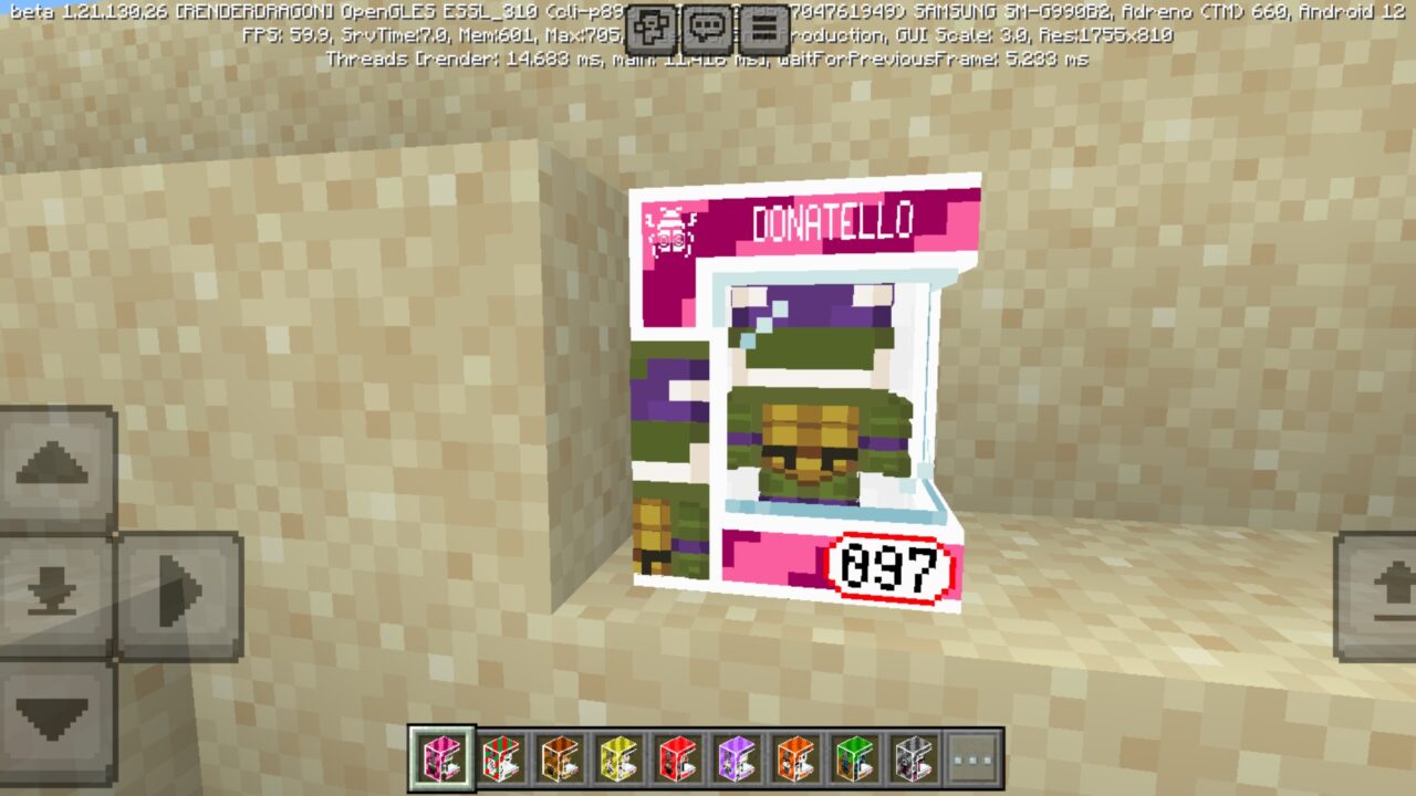 Donatello from Funko Box Mod for Minecraft PE