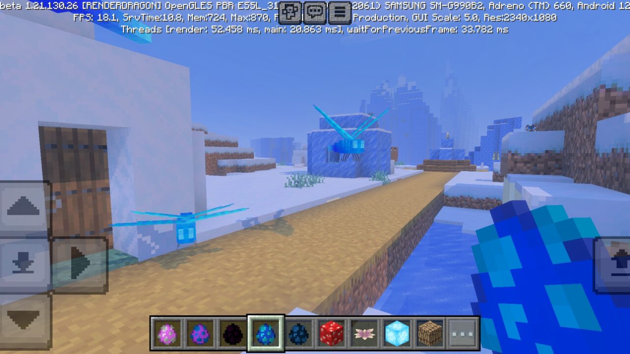 Dragonfly from Better End Mod for Minecraft PE