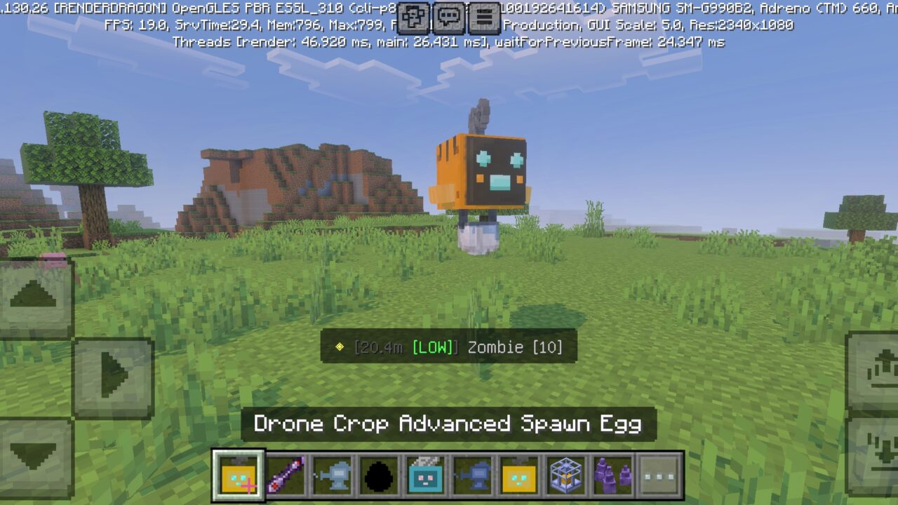 Drone from Neo Ecological Craft Mod for Minecraft PE