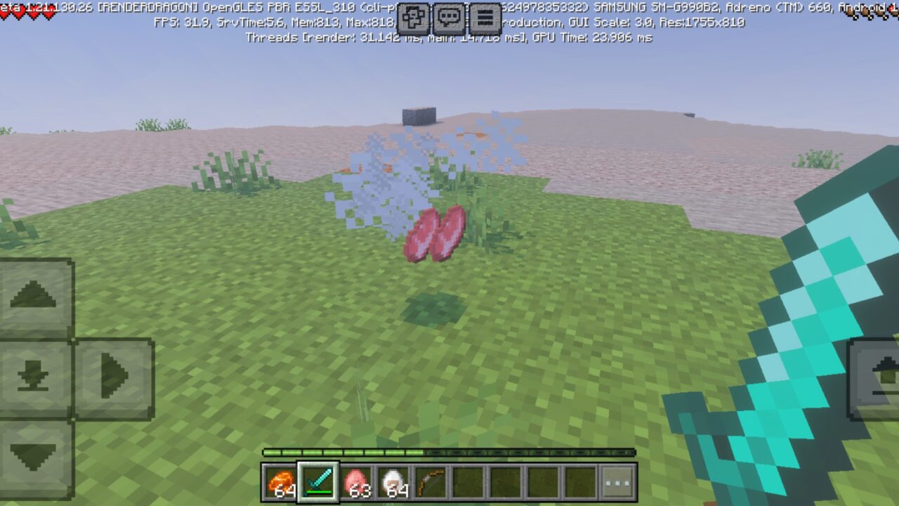 Effect from Clumps Mod for Minecraft PE
