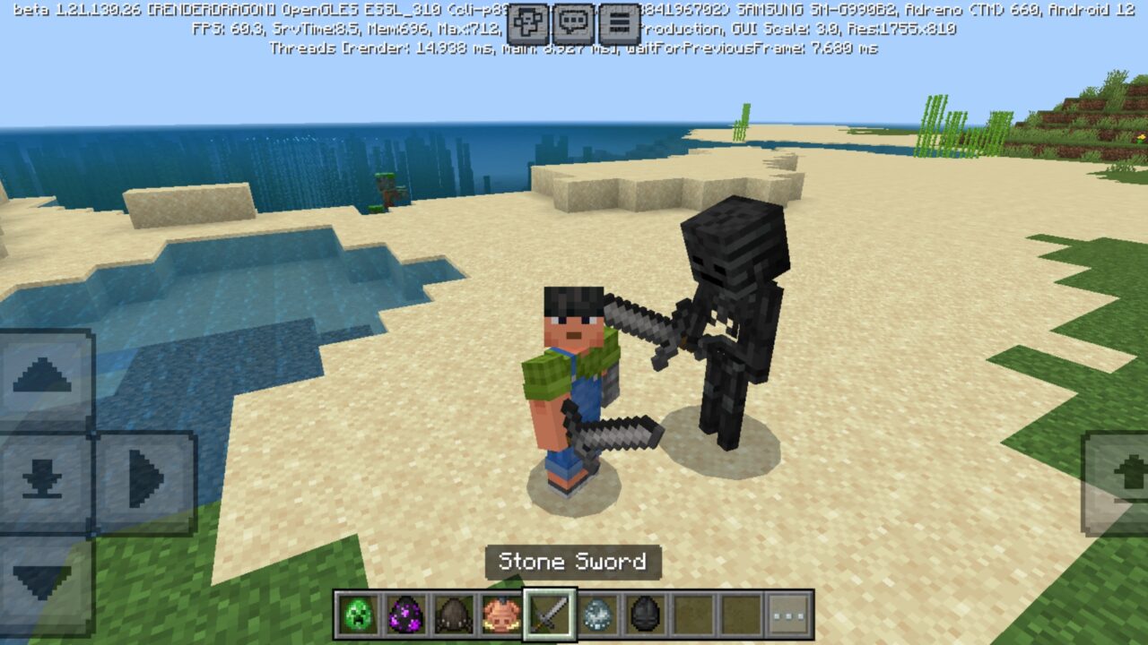 Enemy from Heavenly Mode Mod for Minecraft PE