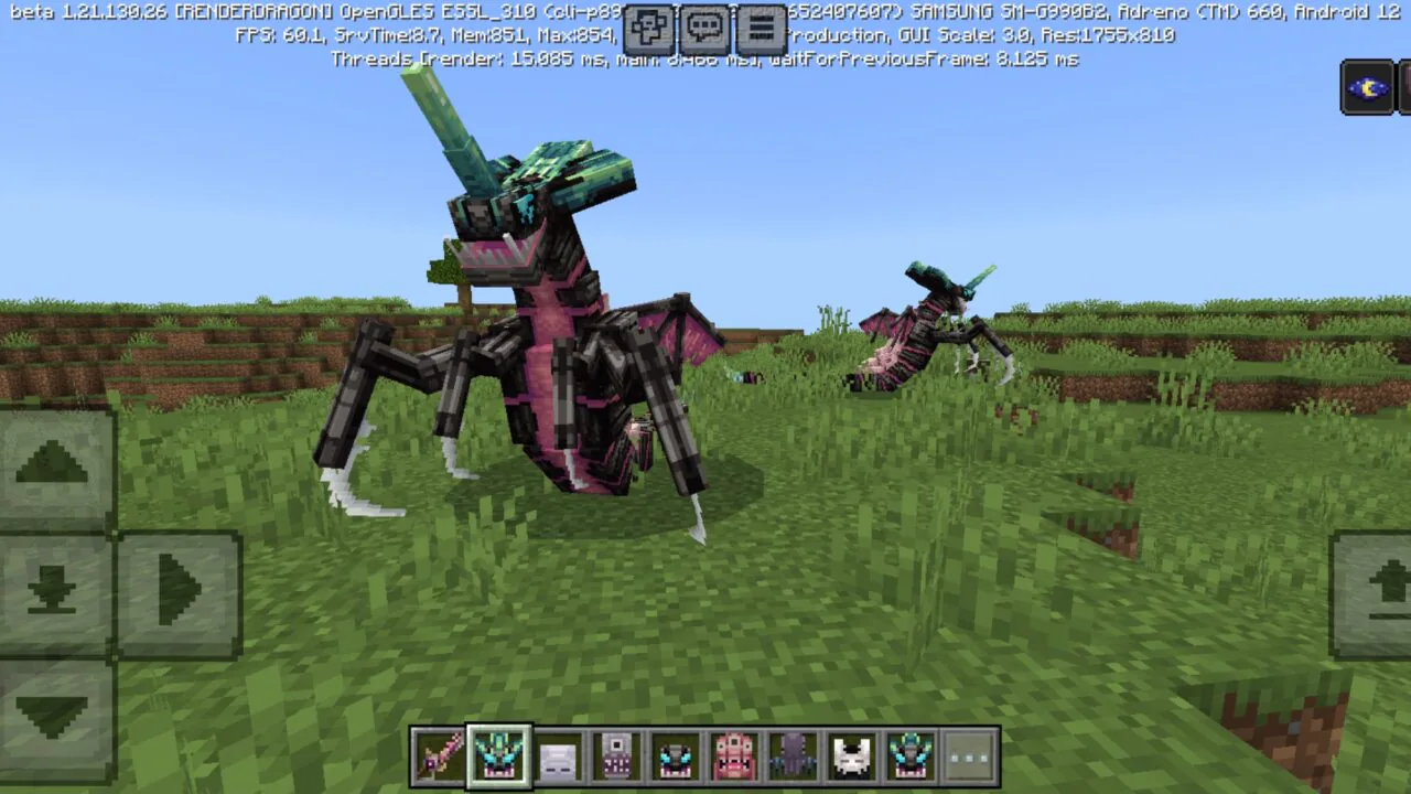 Enemy from Rise of Horror Mod for Mineraft PE