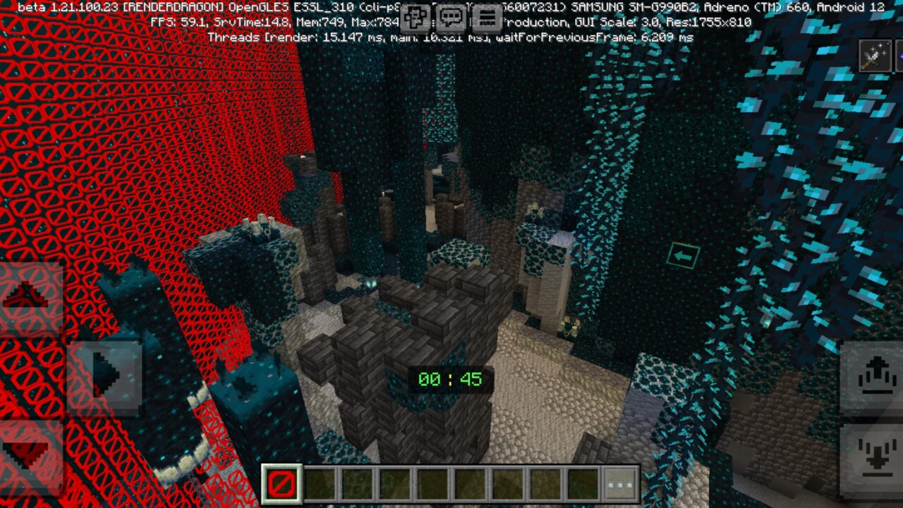 Features from Warden Parkour Map for Minecraft PE