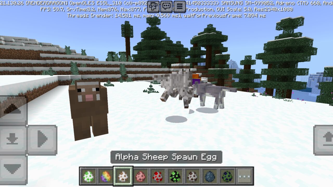 Fight from Alpha Beta Mod for Minecraft PE