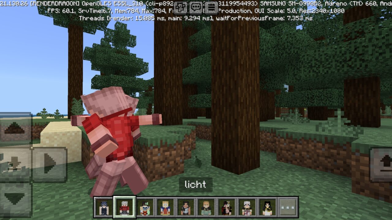 Fight from Black Clover Mod for Minecraft PE