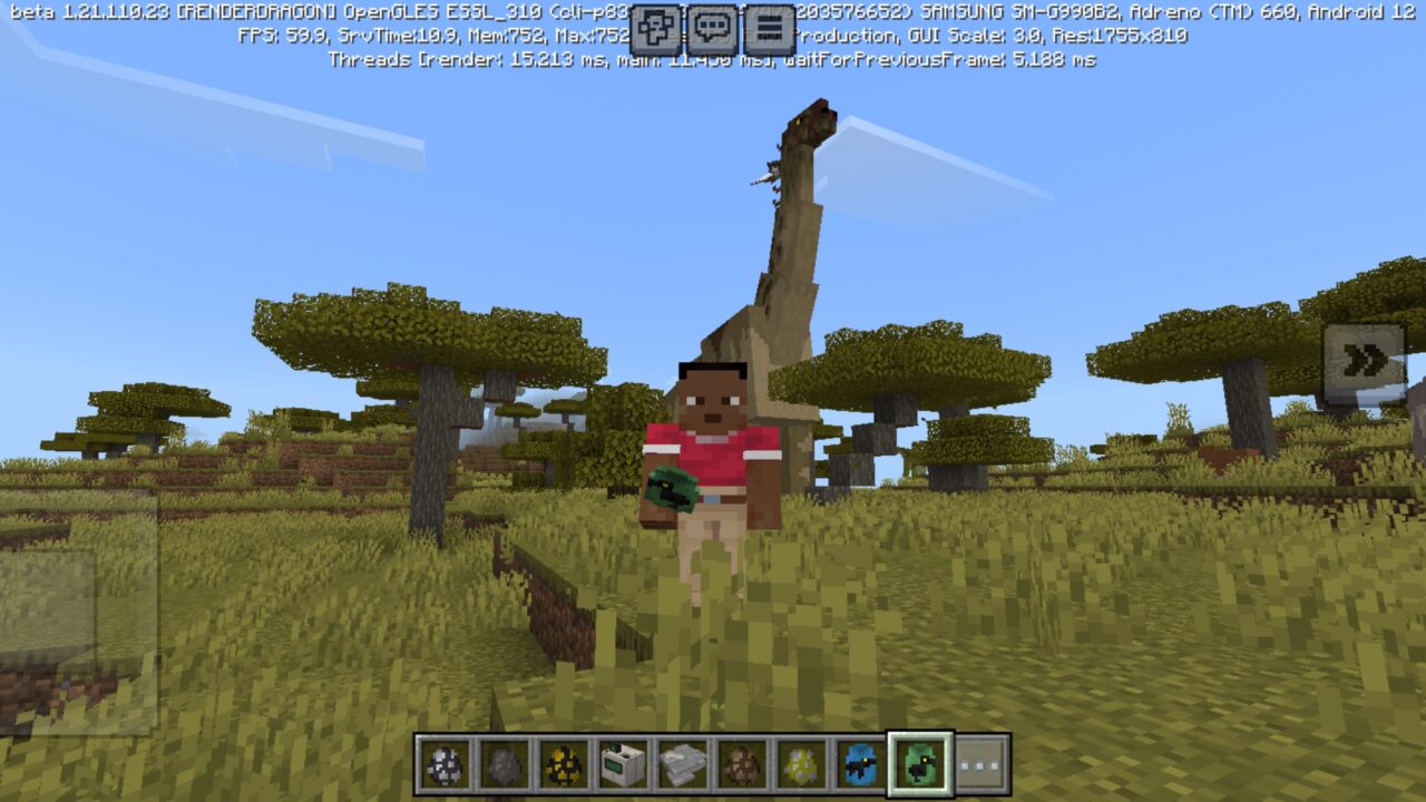 Fossil Record Mod for Minecraft PE