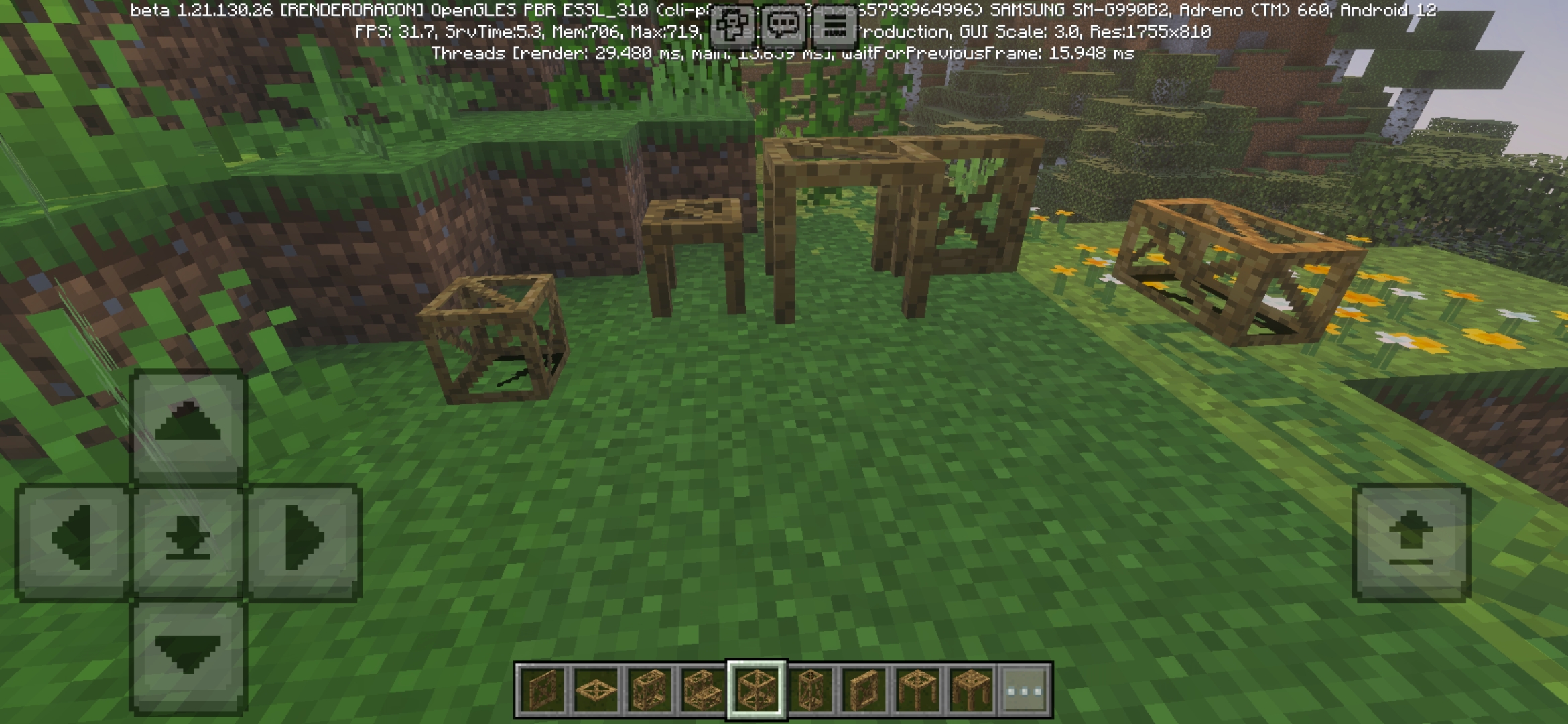 Download Framed Blocks Mod for Minecraft Bedrock Edition