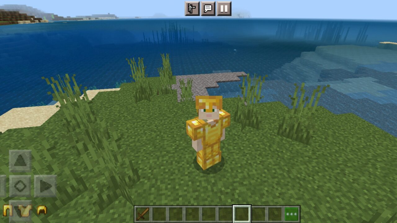 Gold from Armor HUD Mod for Minecraft PE