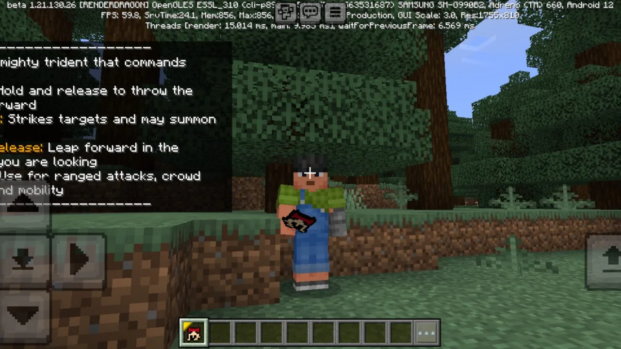 Hoplite Weapons Mod for Minecraft PE