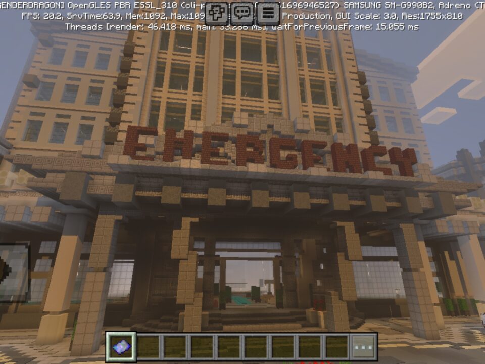 Hospital Simulator Map for Minecraft PE