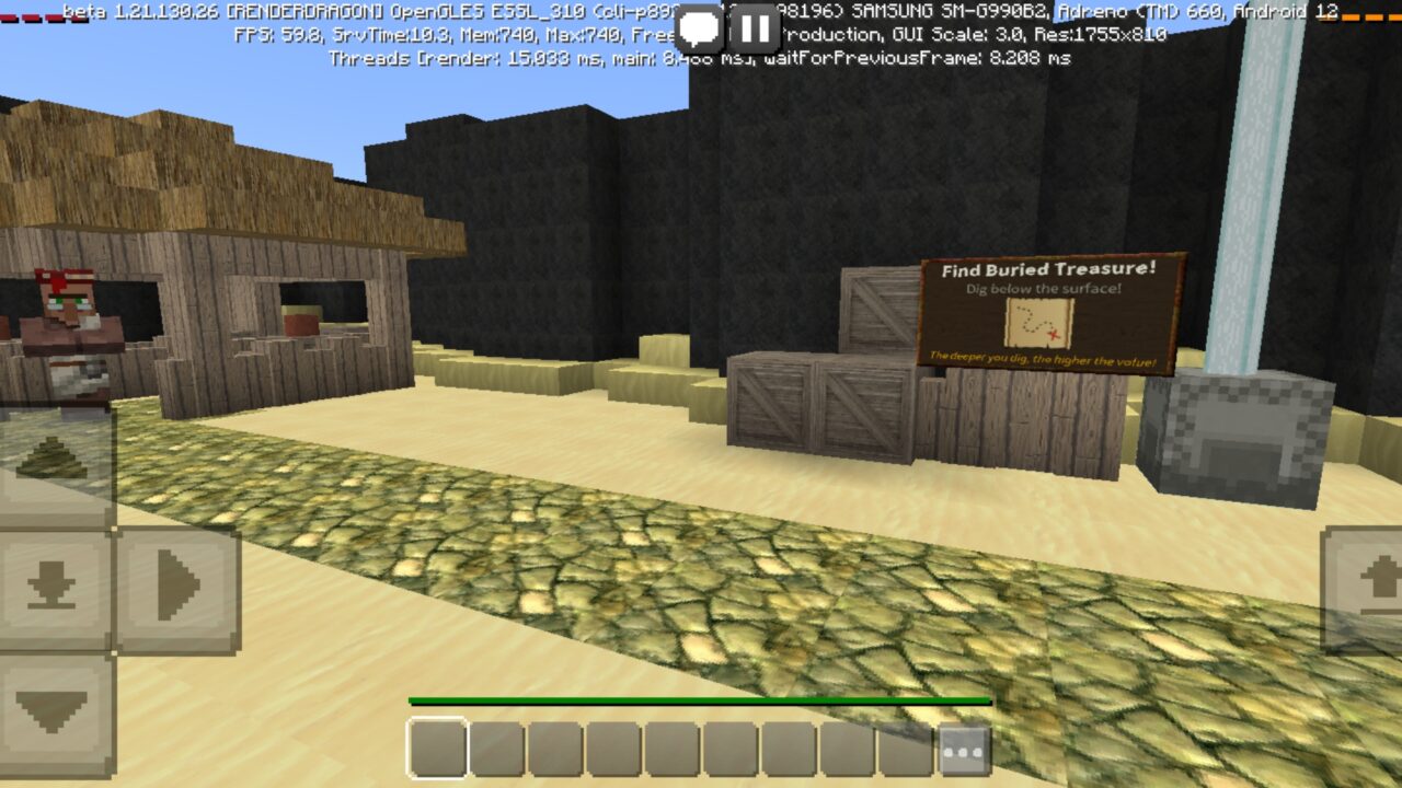Info from Treasure Map for Minecraft PE